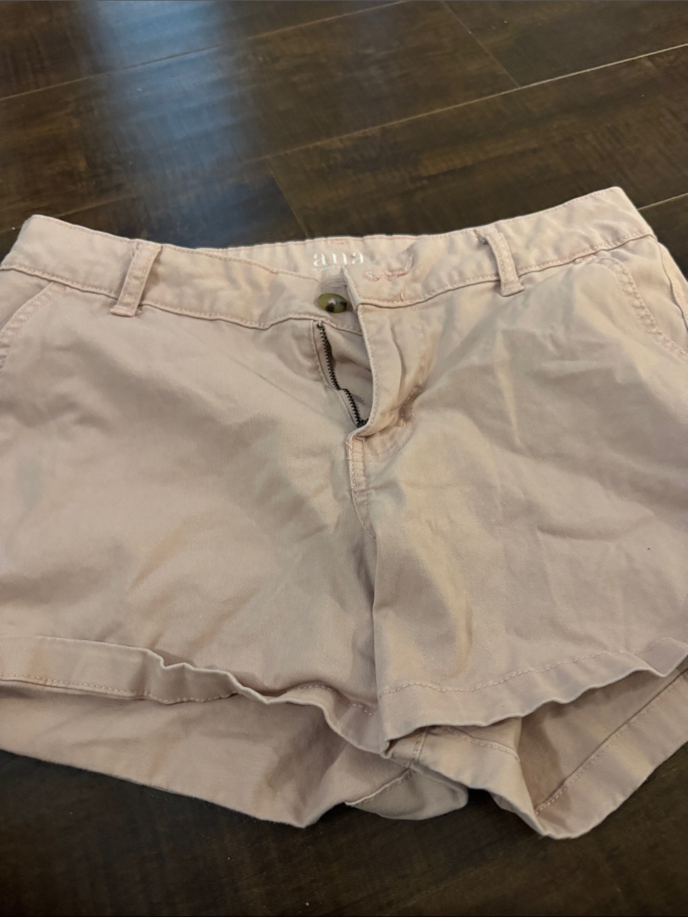 a.n.a Light Pink High-Waist Women's Cotton Shorts